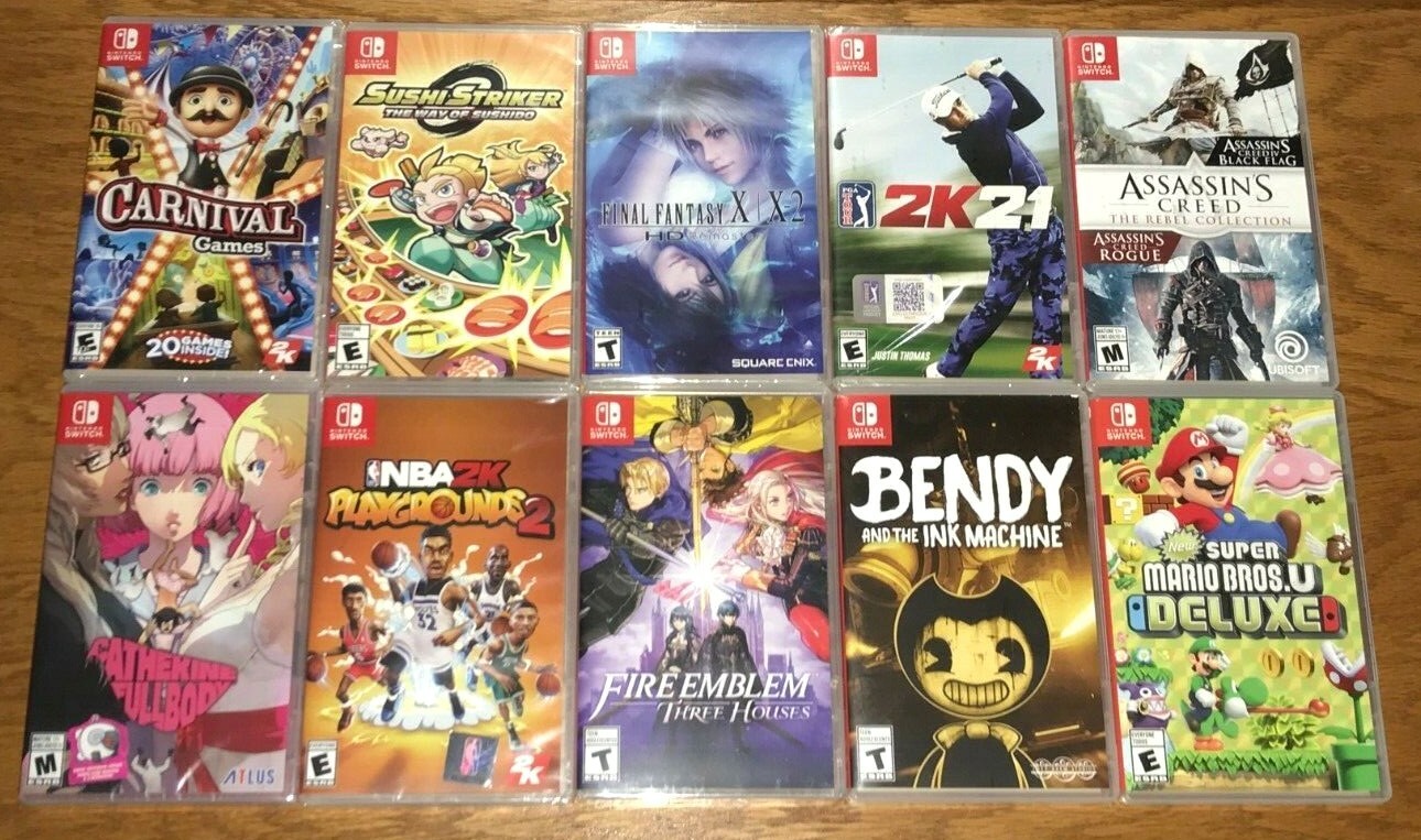 Nintendo Switch Games Complete Pick & Choose Mario Zelda Games Updated 11/8/23