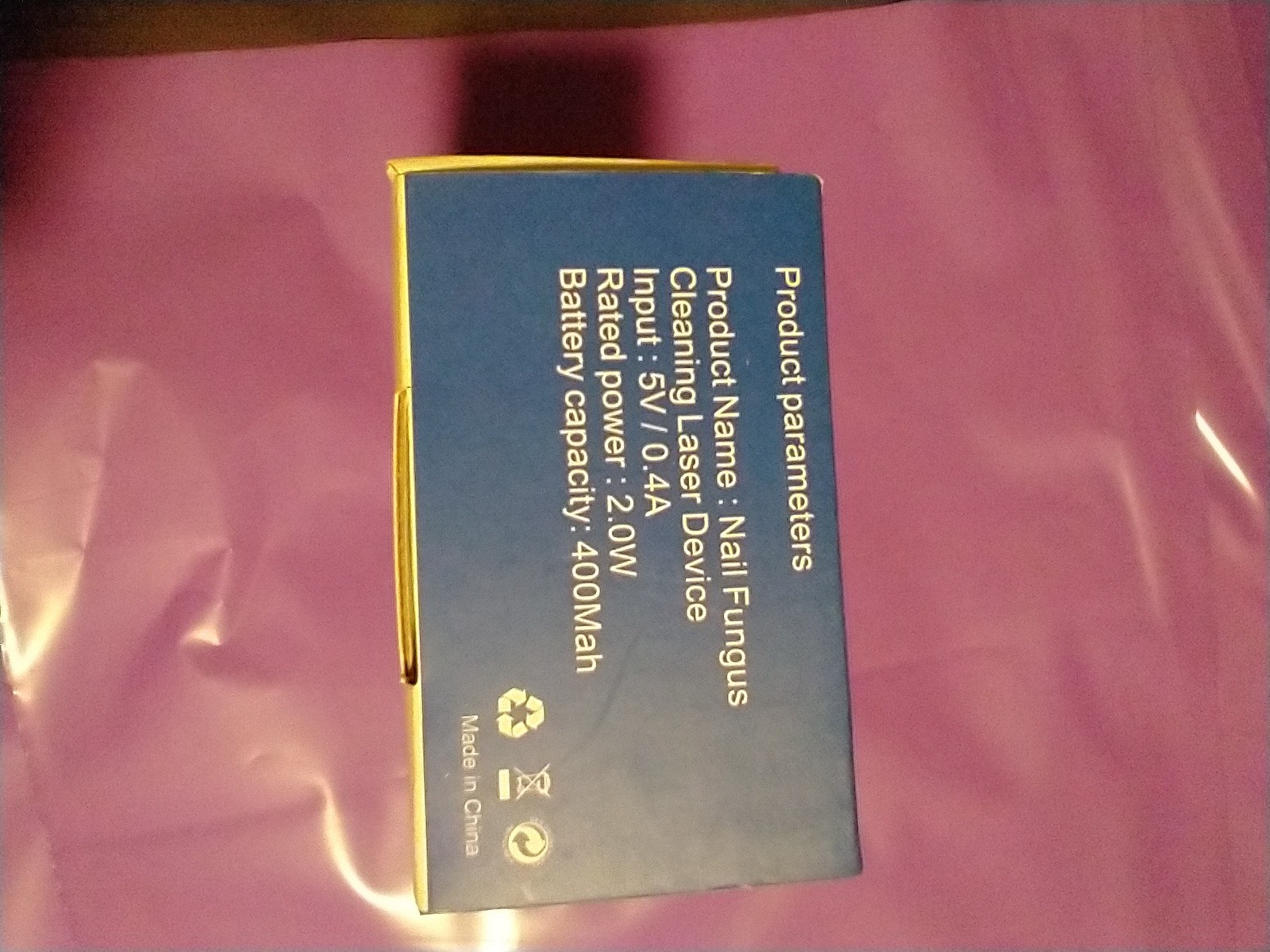Nail Fungus Laser Device in Black Treatment for nails New open box