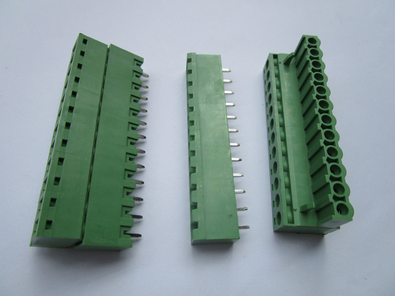 12 pcs 5.08mm Close Straight 12pin Screw Terminal Block Connector Pluggable Type