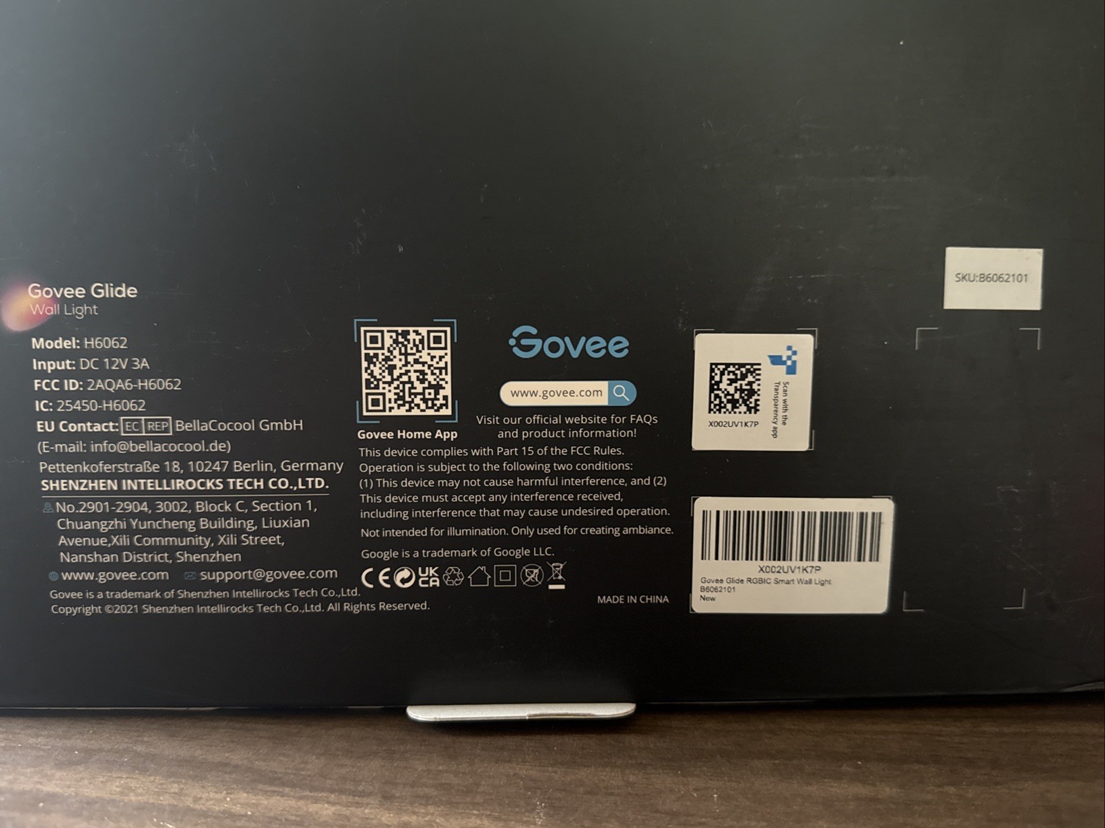 Govee Glide RGBIC LED Wall Lights Music Mode: Works w Amazon ALEXA & Google Home