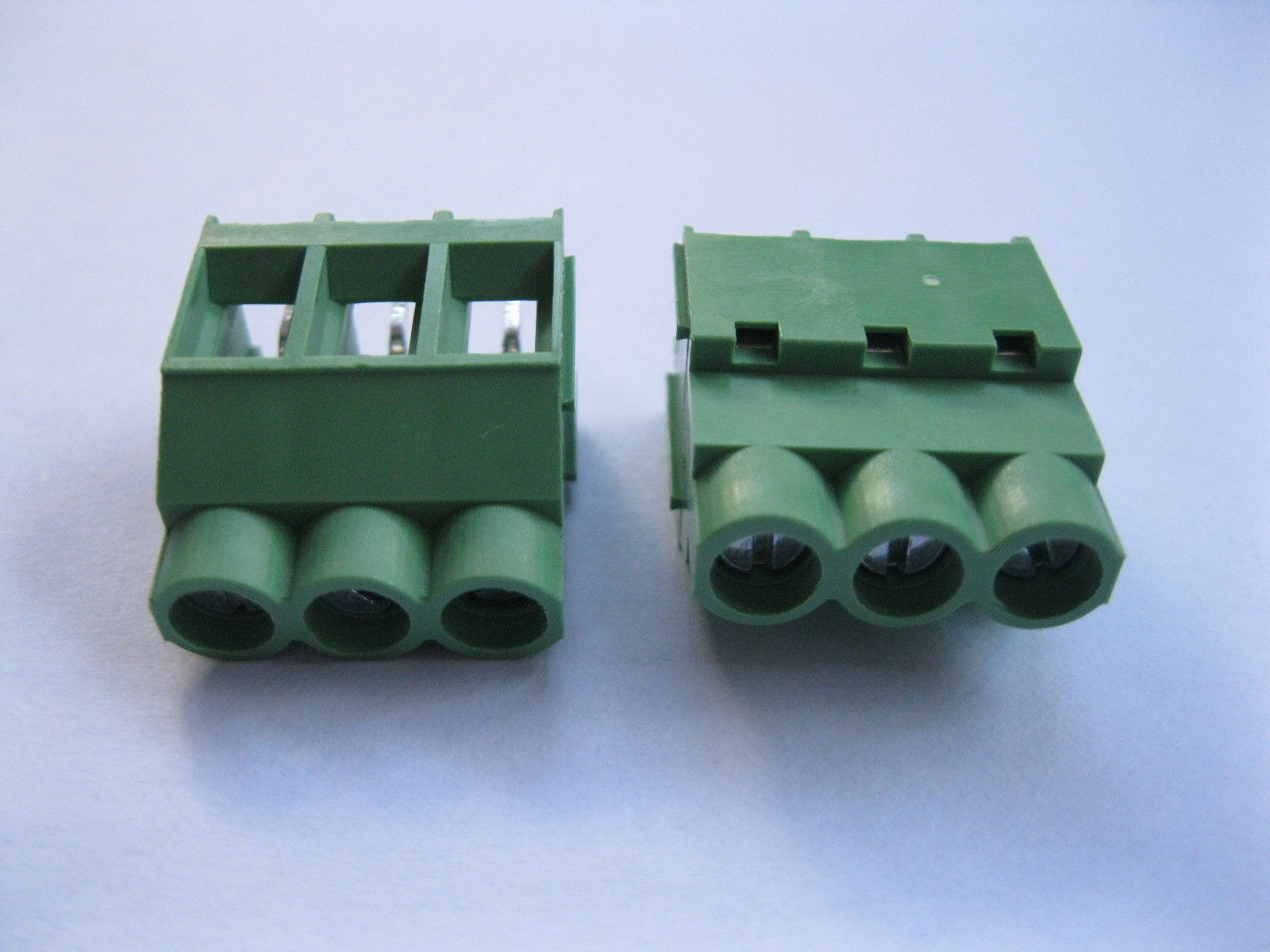12 pcs Green 3pin/way 6.35mm Screw Terminal Block Connector Wire Cage Type DC635