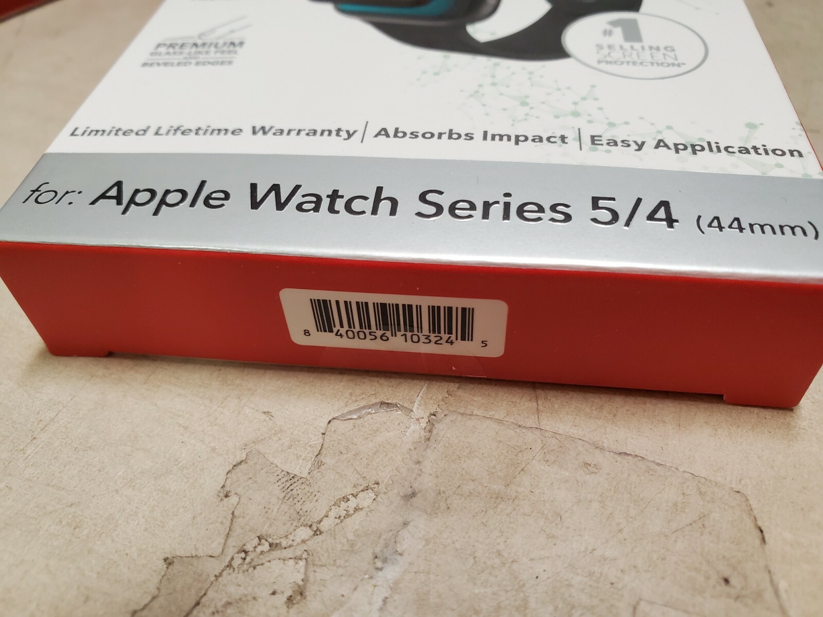 Lot of 2 – Invisible Shield Glass Screen Protector, Apple Watch Series 5/4