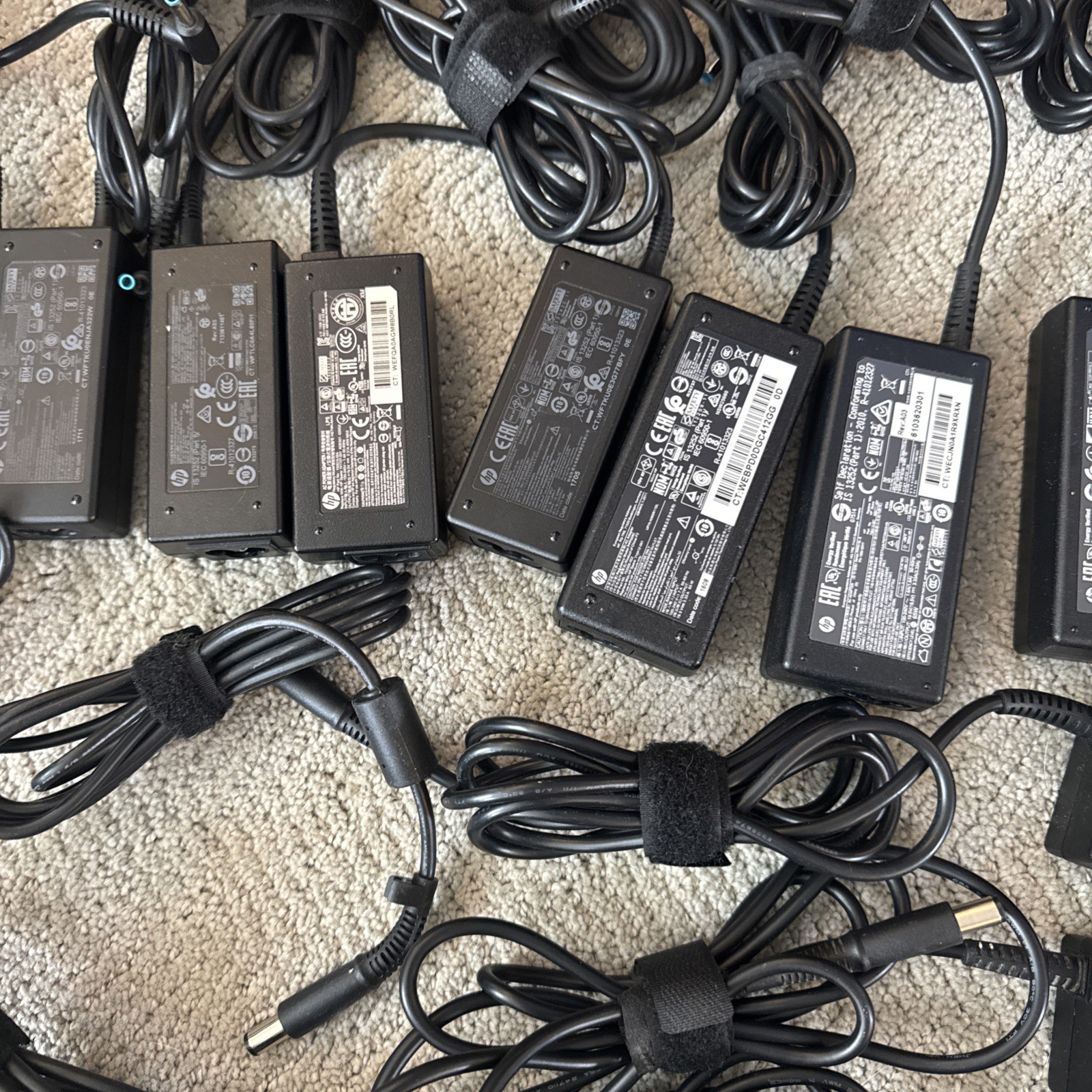 Lot of 39 HP AC Adapters. Multiple Models. Some Used Some New. Listing Untested