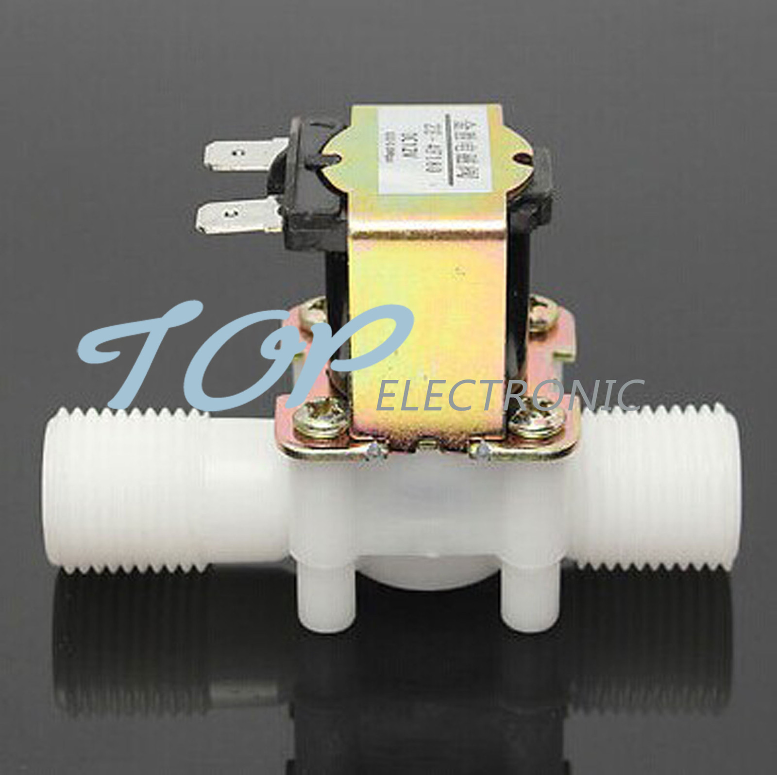 12V Electric Solenoid Valve Magnetic DC N/C Water Air Inlet Flow Switch 1/2″