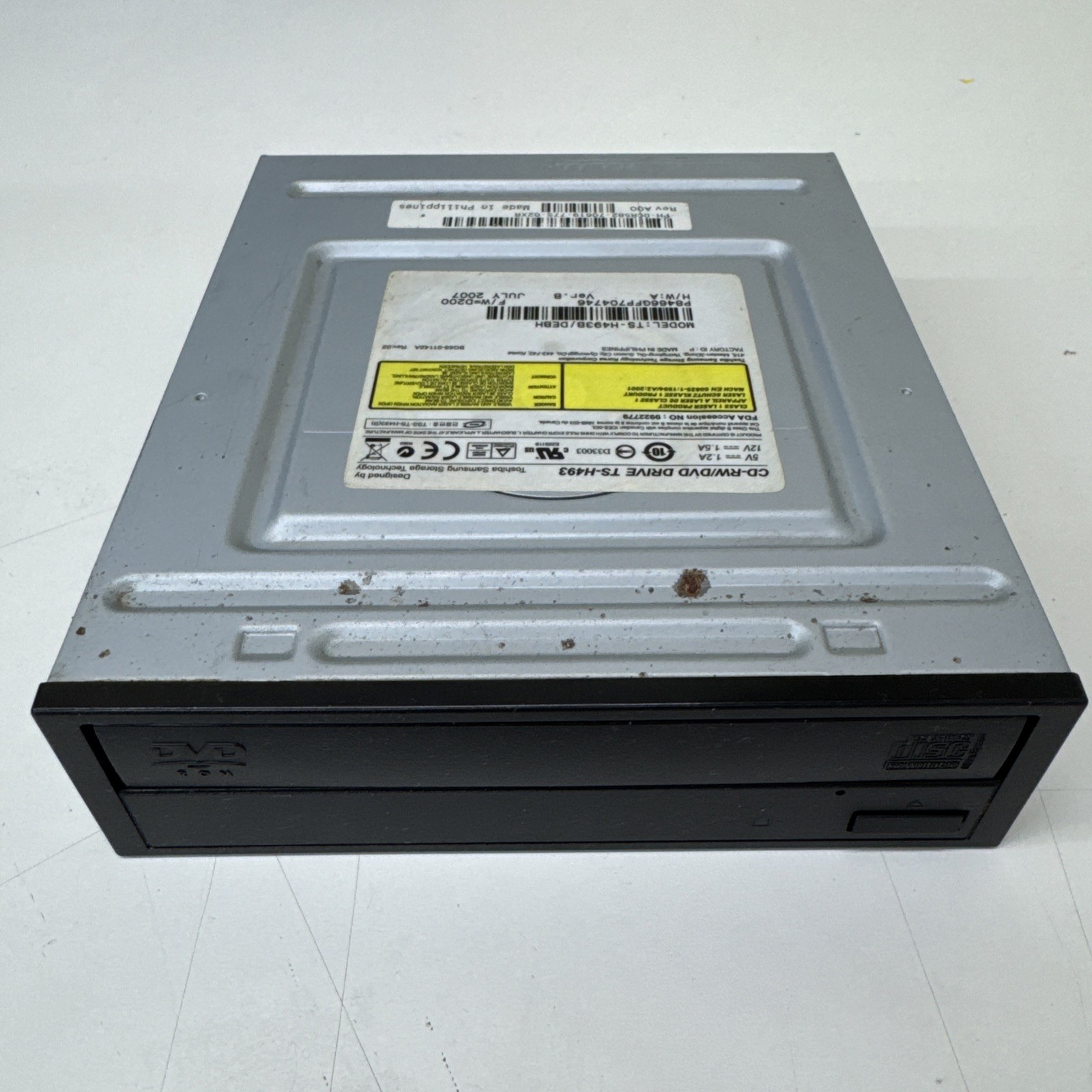 Toshiba Samsung CD-RW/DVD Drive TS-H493B/DEWH TS-H493