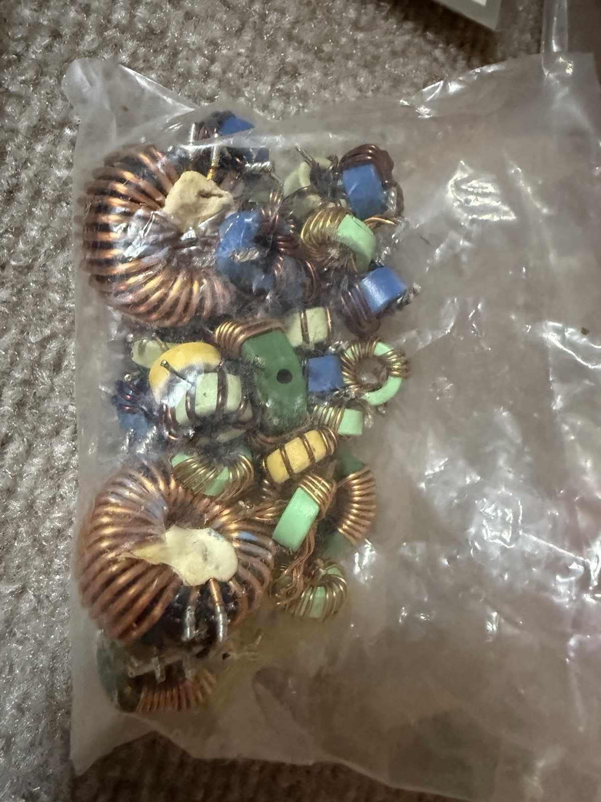 Mixed Electronics Components Lot Inductors Relays LEDs Resistors Transformers