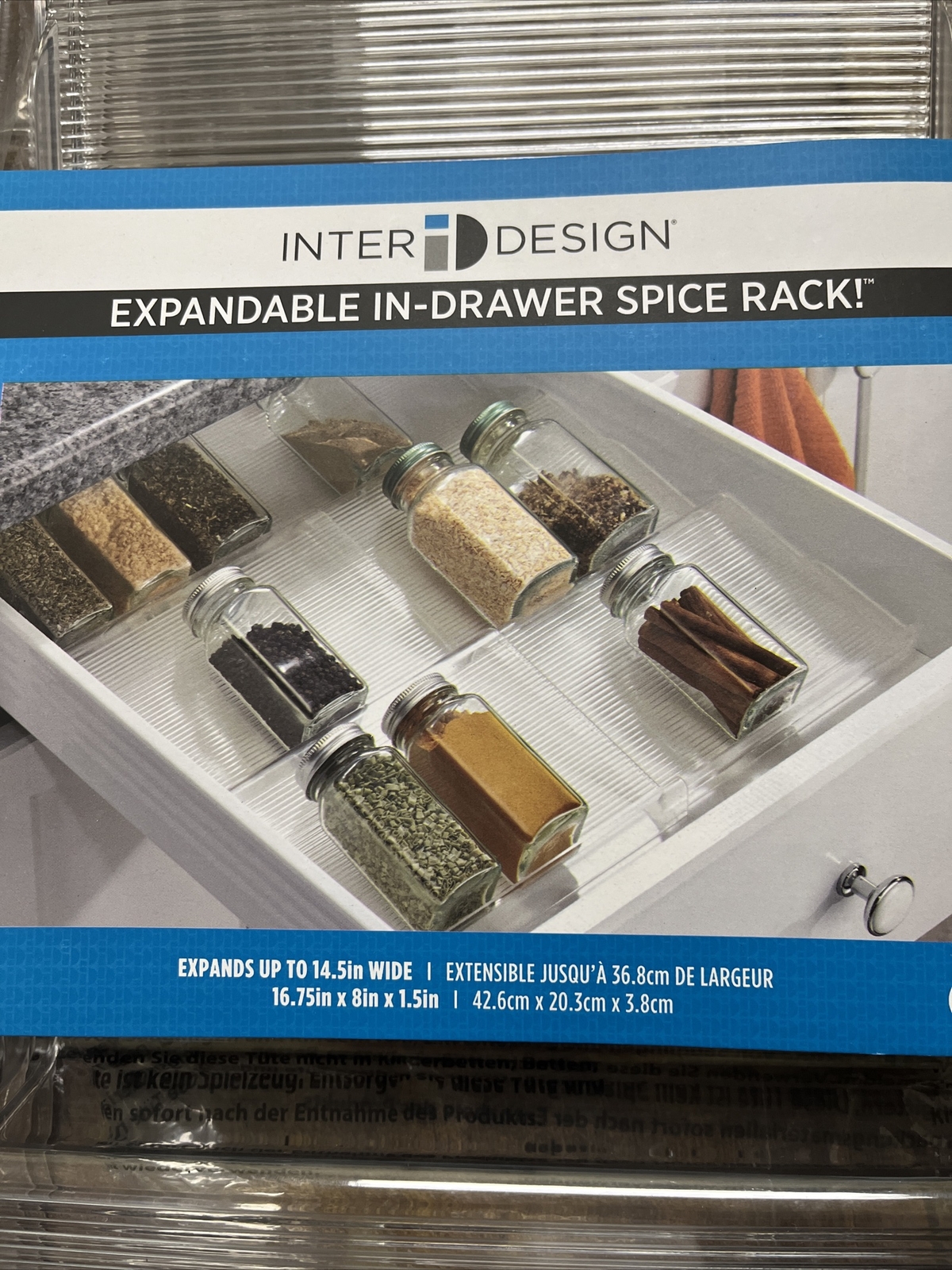 Amazon Wholesale Lot Of 11 Inter Design Expandable In-Drawer Spice Rack