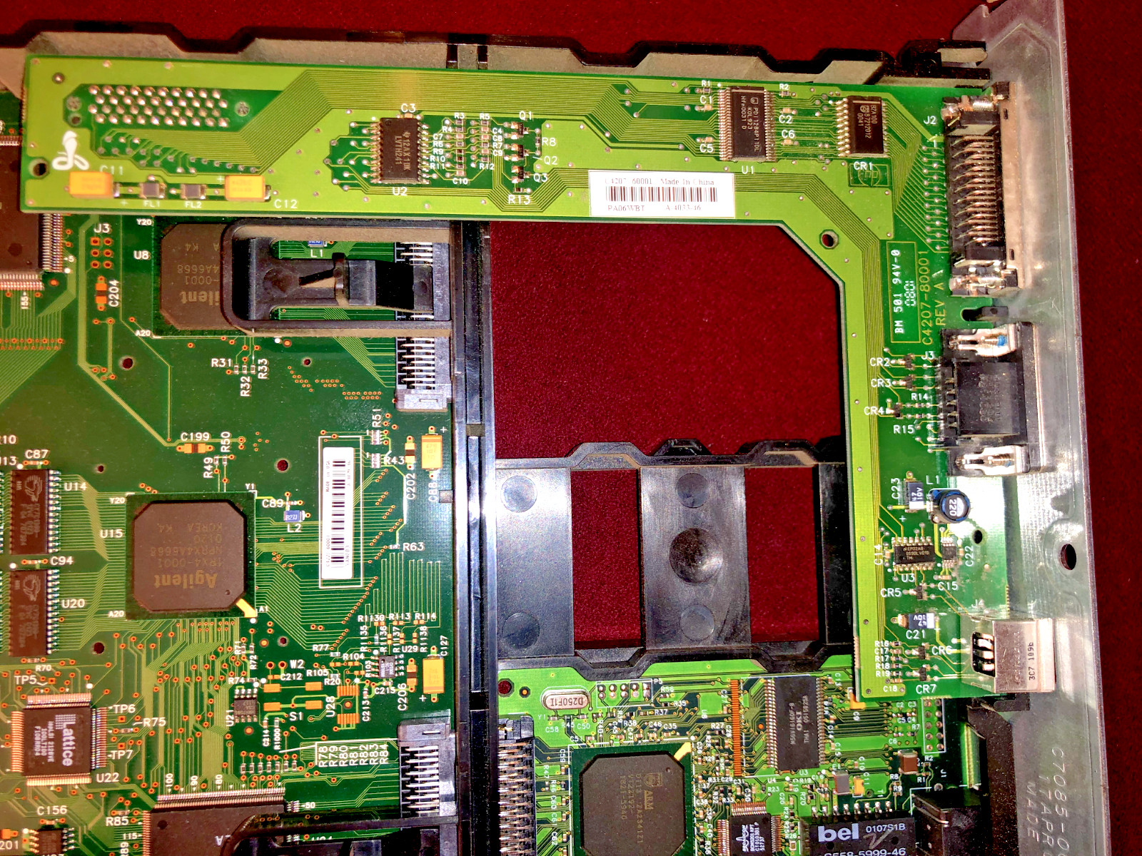 HP COLOR LASERJET PRINTER FORMATTER BOARD C4227-60001 C4207-60001 & JetDirect