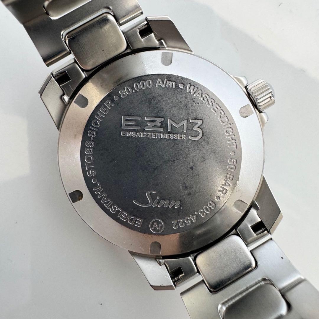 Sinn 603.EZM3 Automatic Black Box Warranty Card Date Round Dial Accessary Auth