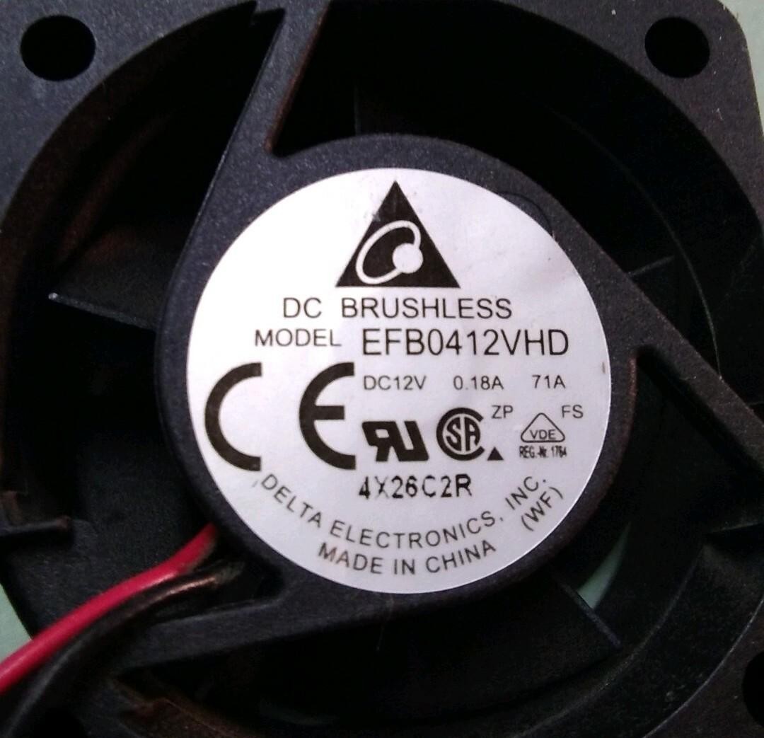 DELTA EFB0412VHD FAN 40×20 12V Fan