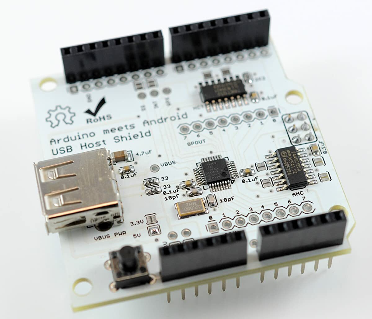 USB host shield 2.0 for Arduino (compatible with Google Android ADK)