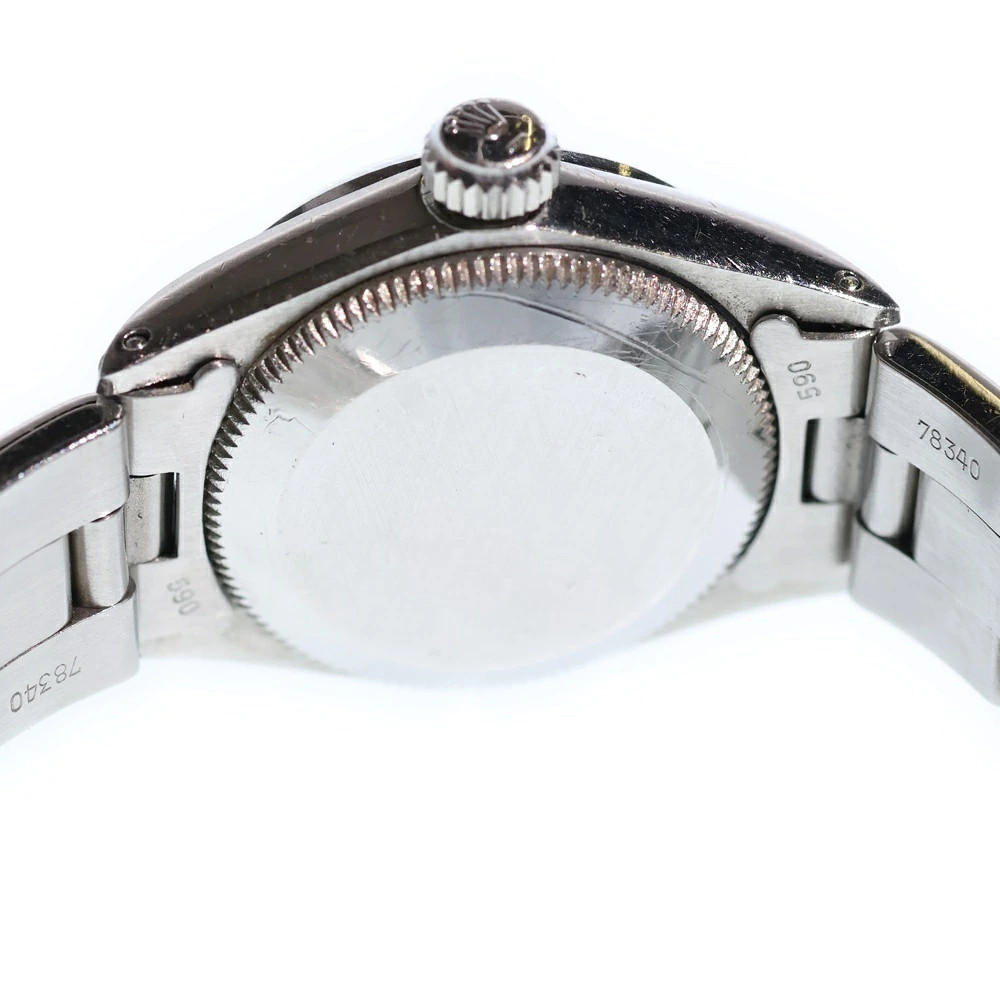 ROLEX Oyster Perpetual Date Gray Dial SS Automatic AT 6517 Ladies’ Watch