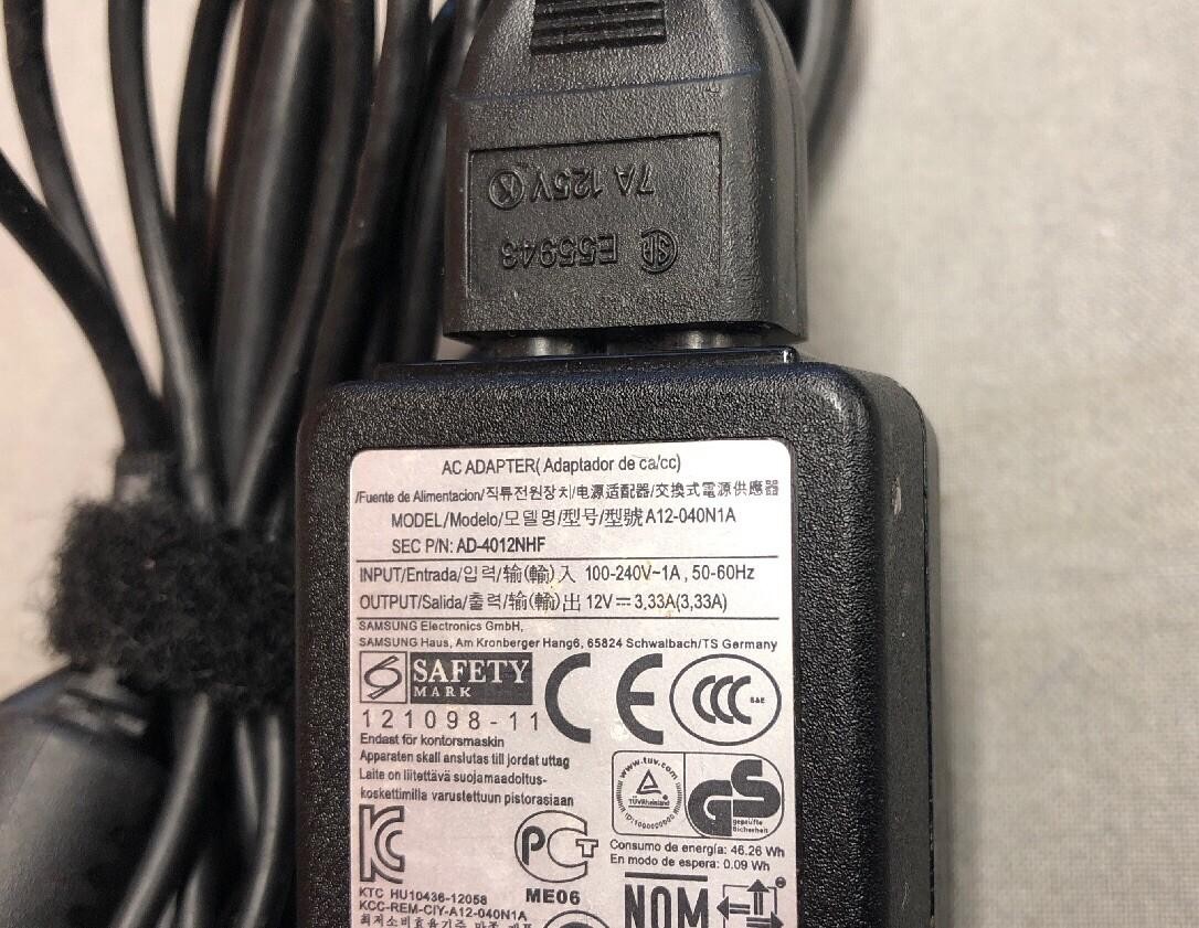 CHICONY A12-040N1A AD-4012NHF 12V POWER ADAPTER CHROMEBOOK