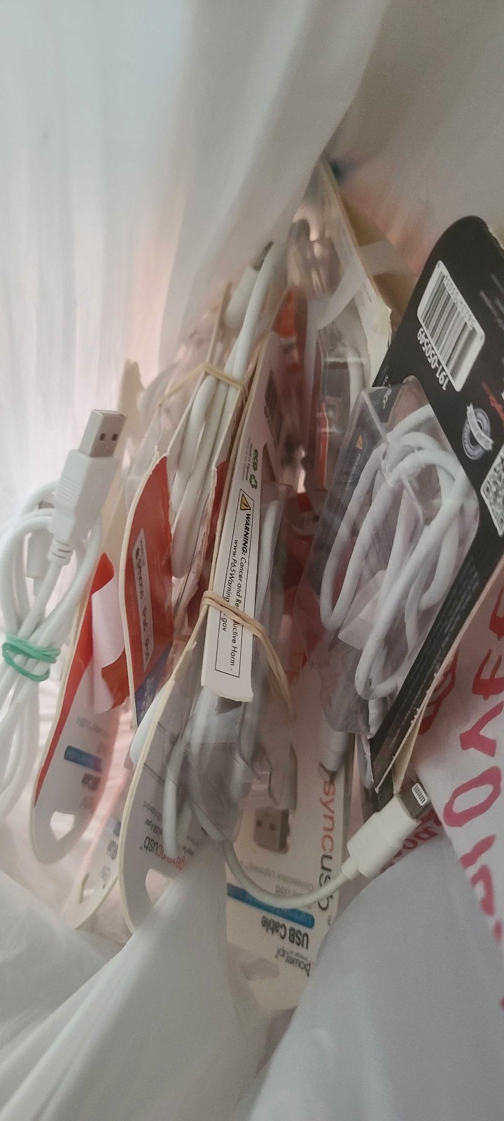 Wholesale Bulk Lot – 161 Pcs (Cables, Earbuds, Chargers) [Check Description]