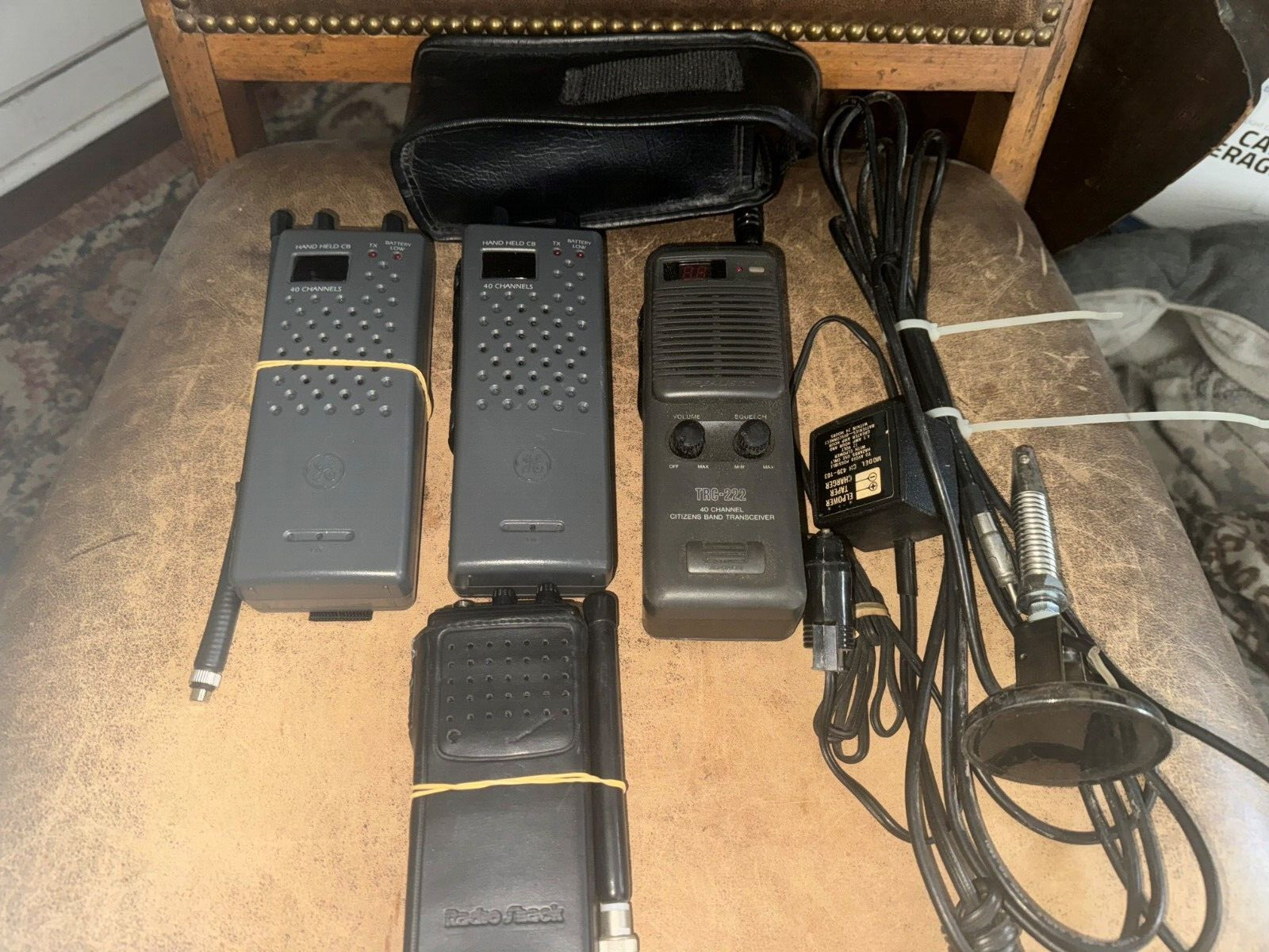 Mixed lot GE Walkie Talkie Battery Antenna Charger cable cb radio HUGE LOT