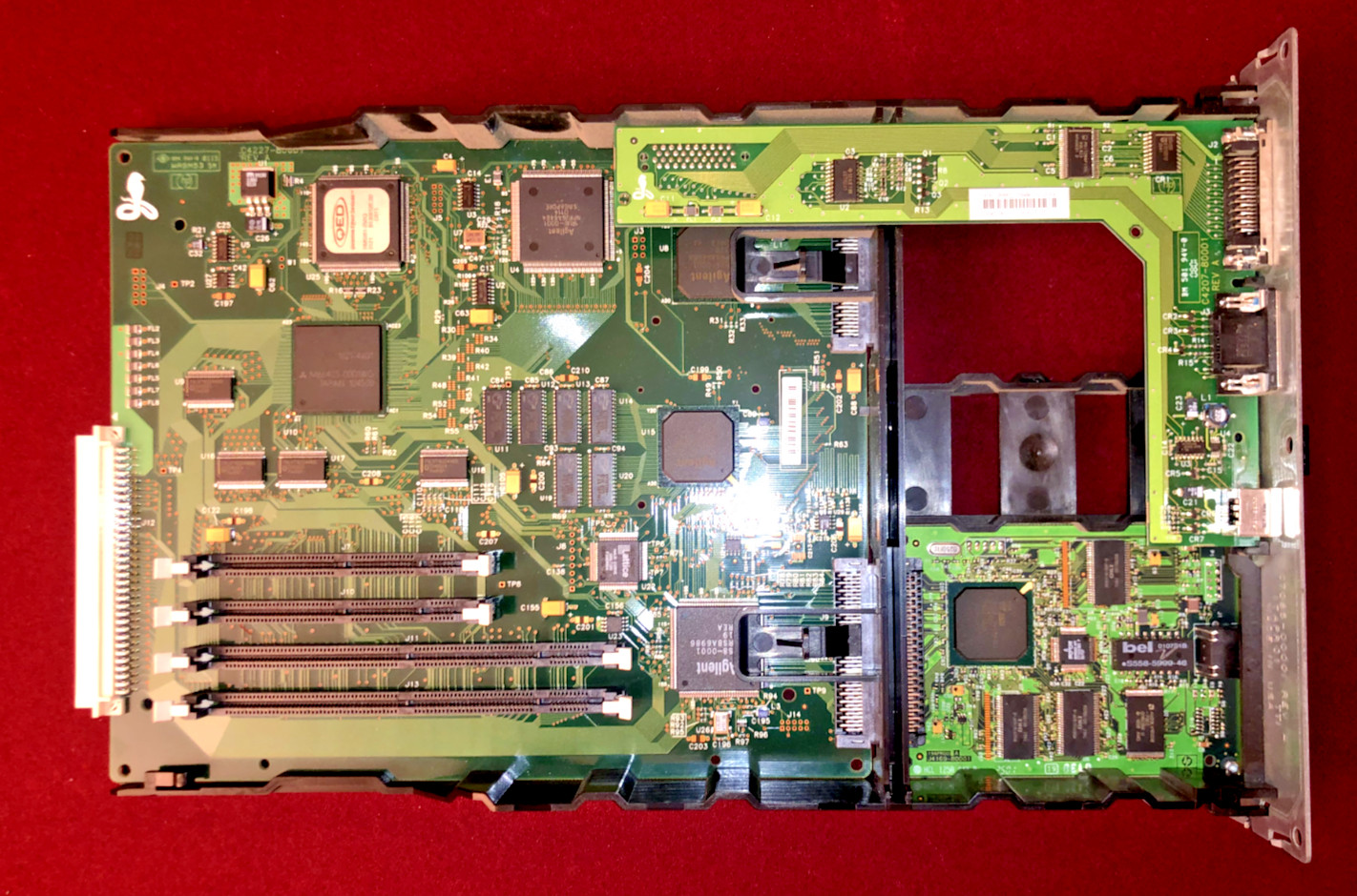 HP COLOR LASERJET PRINTER FORMATTER BOARD C4227-60001 C4207-60001 & JetDirect