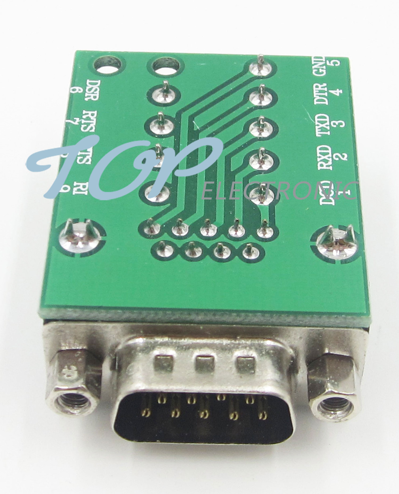2PCS DB9 male adapter signals Terminal RS232 to Terminal DB9 connector M257