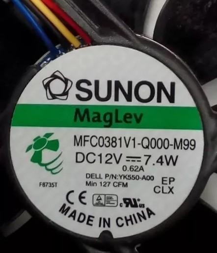 SUNON MAGLEV FAN MFC0381V1-Q000-M99 DV12V ~7.4W