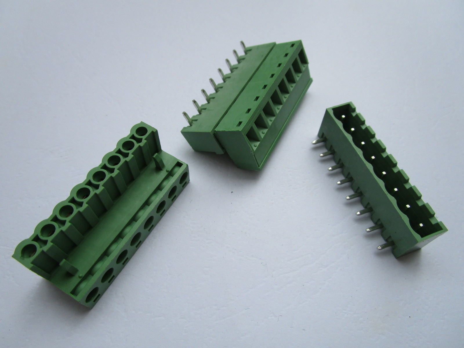 30 pcs Close Angle 8 pin 5.08mm Screw Terminal Block Connector Pluggbale Type