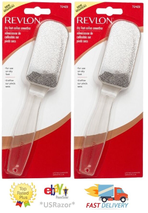 REVLON DRY FEET CALLUS SMOOTHER PEDICURE HEAVY DUTY 72423 ROBUST NEW AND SEALED
