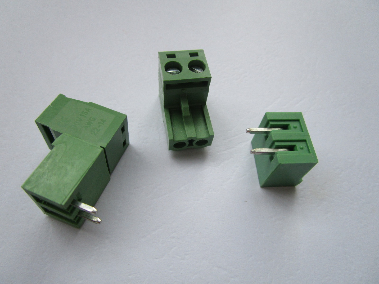 20 pcs Close Angle 2pin 5.08mm Screw Terminal Block Connector Pluggbale Type New