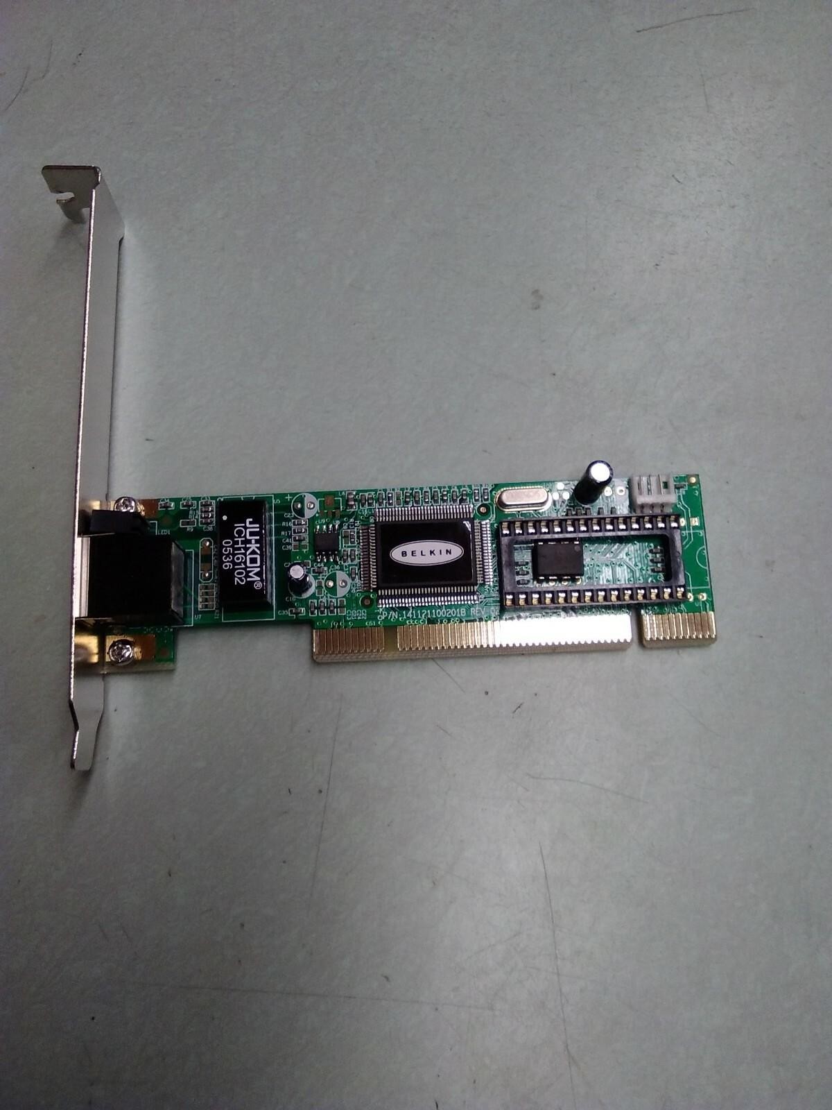 141121100201B BELKIN PCI 10/100TX ETHERNET NETWORK CARD