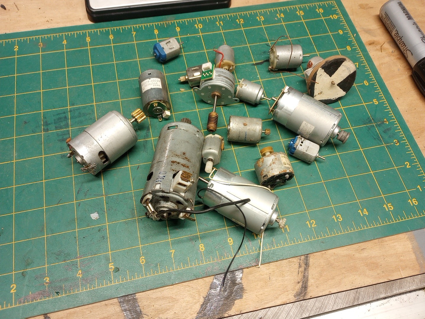 Large Lot Of Small Electric Motors