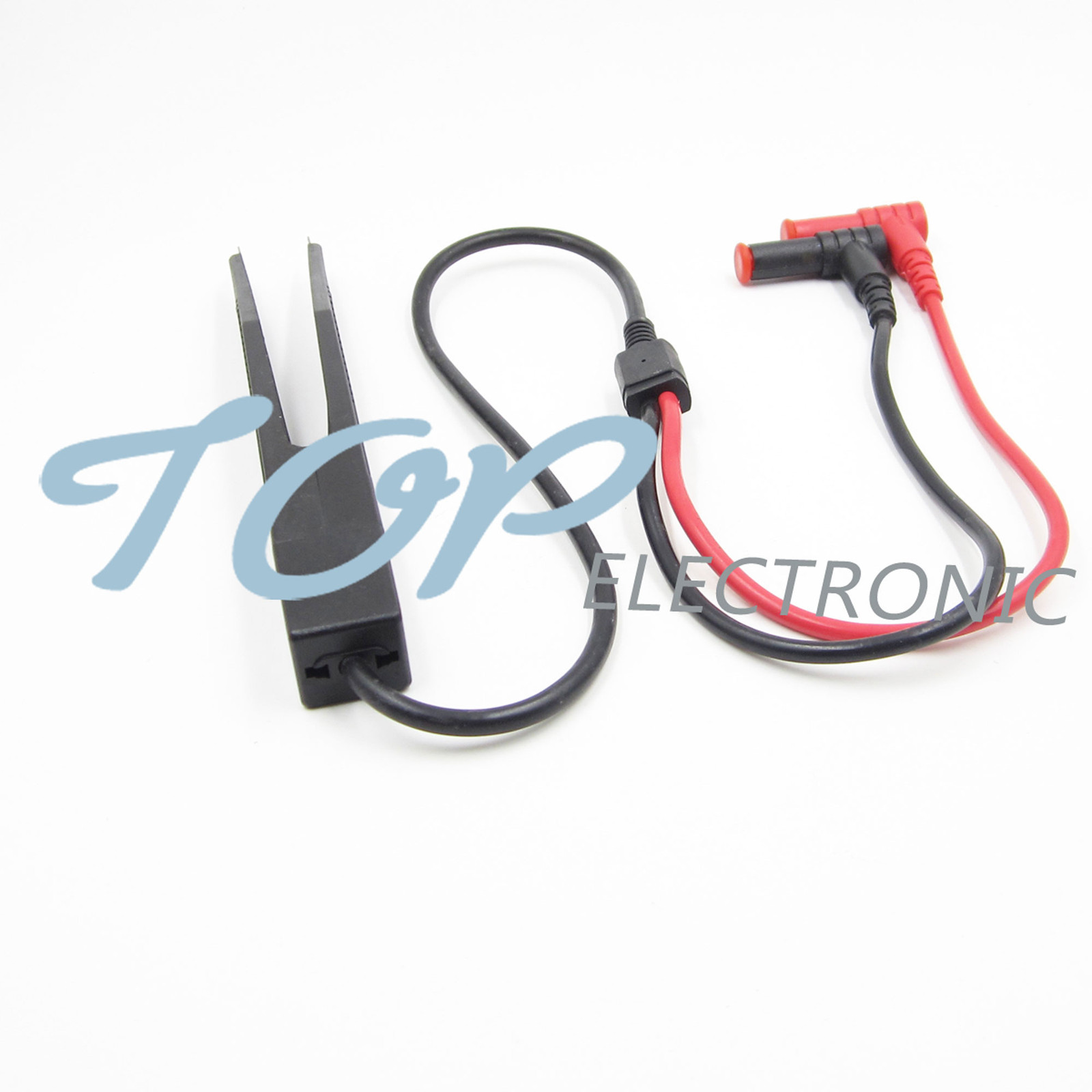 SMD Inductor Test Clip Probe Tweezers for Resistor Multimeter Capacitor