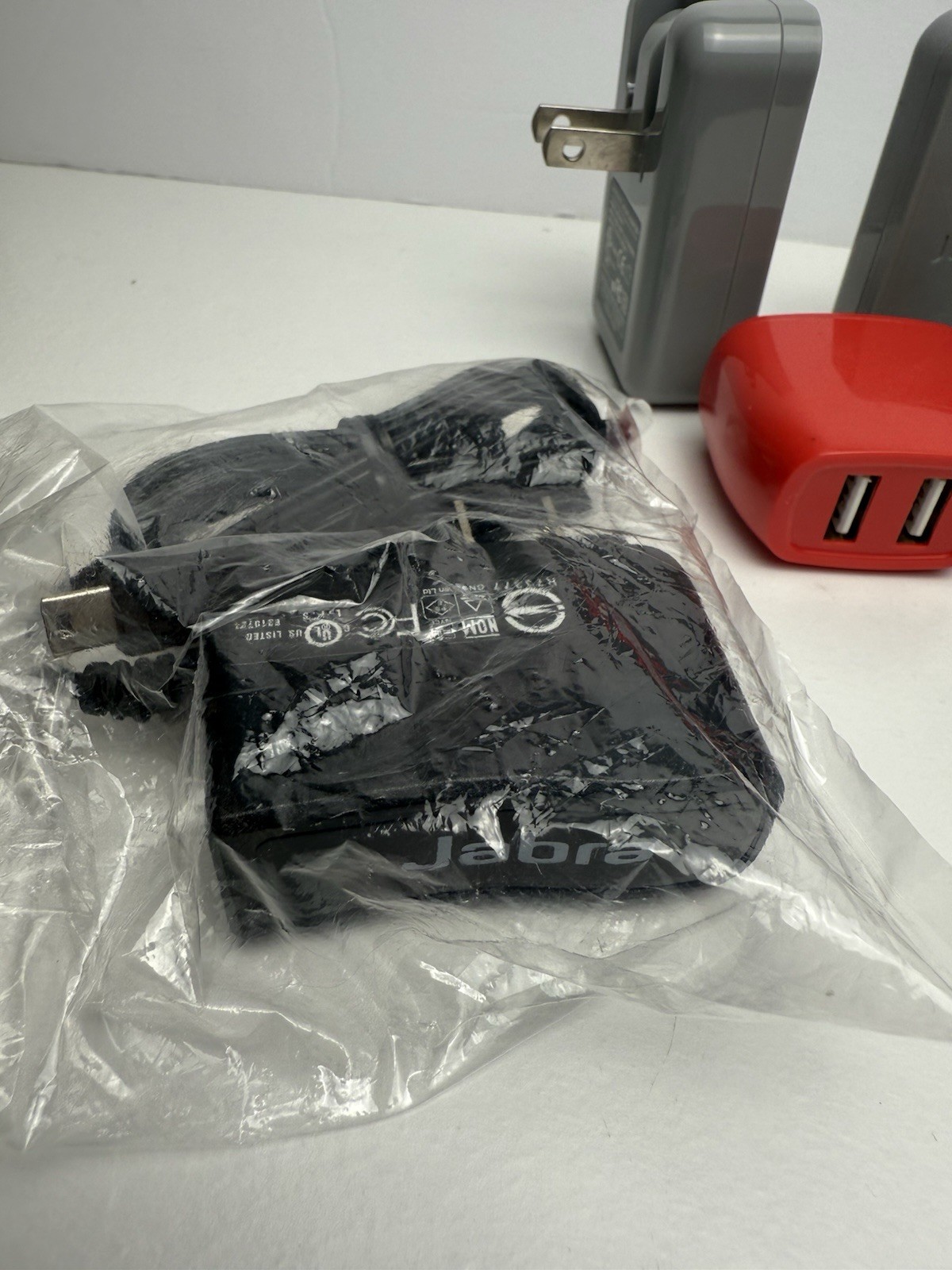 Mixed Electronics Lot #10 Charger Block Jawbone, Samsung, Jabra, Plantronics Etc