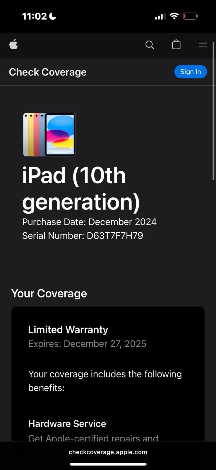 Apple iPad 10th Gen 64GB