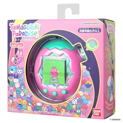 BANDAI Tamagotchi Paradise – Pink Land Recommended Age: 6 years and up.