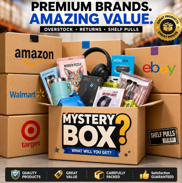 PREMIUM Retail Mystery Large Box All New Liquidation SEALED From 16x12x24 Box