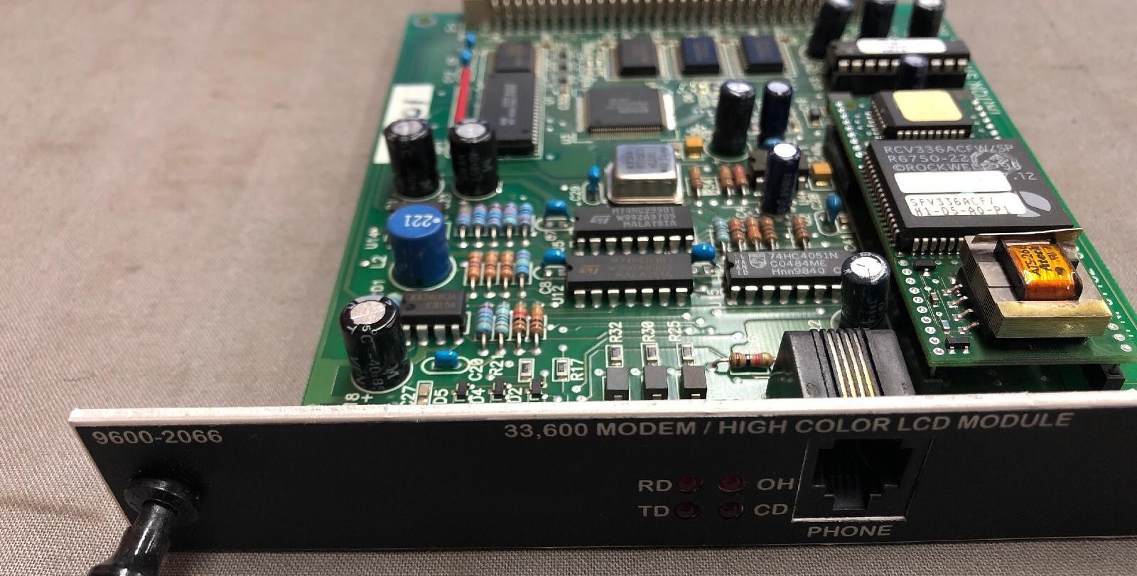 TRITON 33,600 MODEM/HIGH COLOR LCD MODULE 01152-00013 REV B 9600-2066