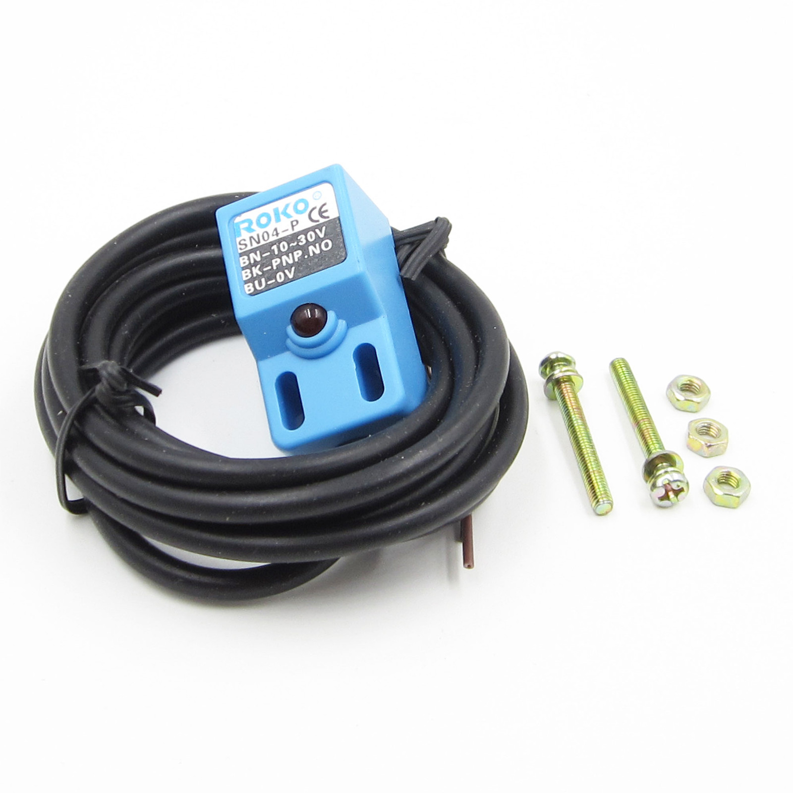 2PCS SN04-P PNP NO 3-wire Inductive Proximity Sensor Approach Switch DC 10-30V