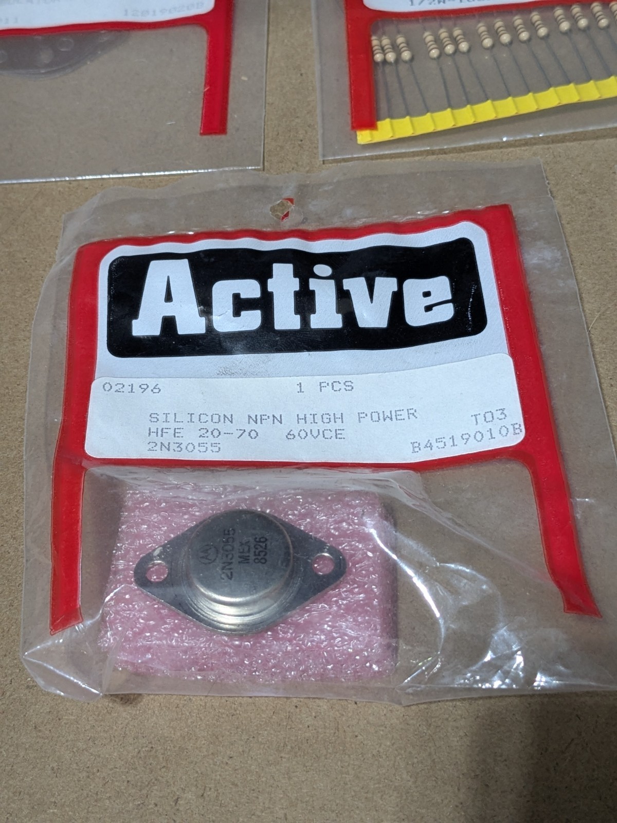 Active – Lot of 5 New Miscellaneous Electronic Parts – NOS