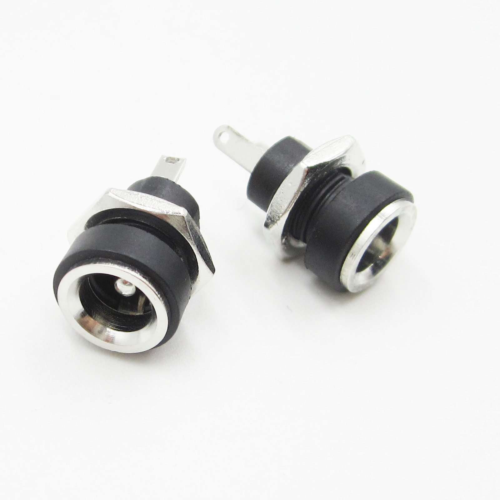 10PCS DC Power Supply Jack Socket 5.5 x 2.1mm Female Panel Mount Connector