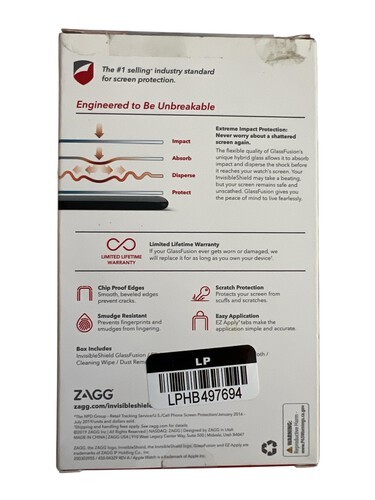 Zagg Invisible Shield glass fusion screen protector for Apple Watch 5/4 (44mm)