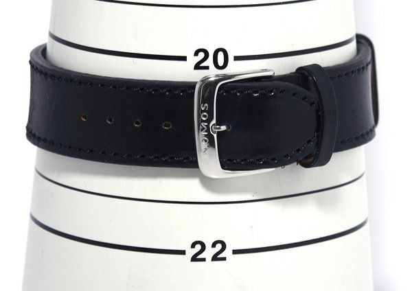 NOMOS Glashütte Tangente 2-Date Steel Manual Blue Dial Leather NM136 Men’s Watc
