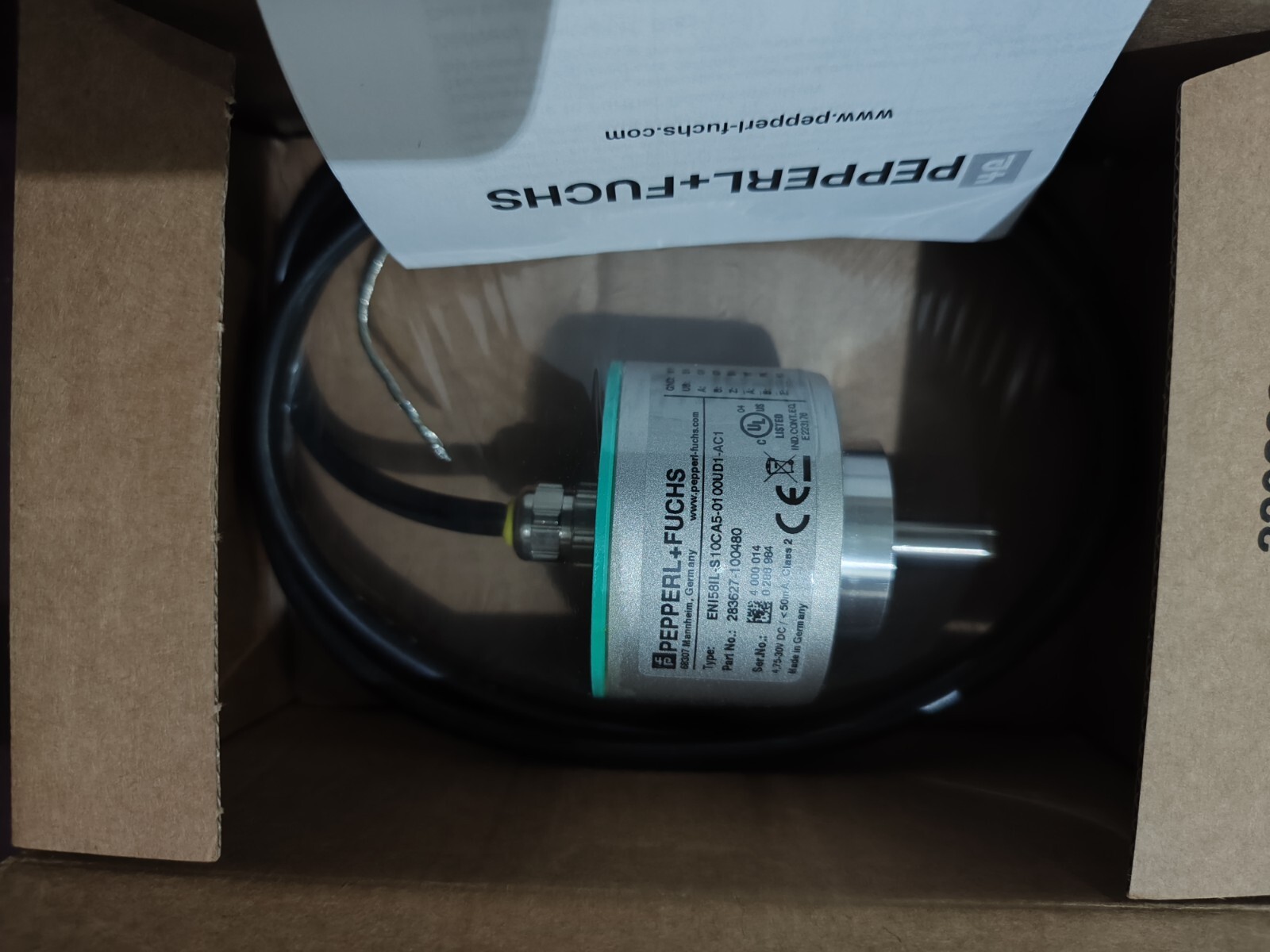 Pepperl-Fuchs ENI58IL-S10CA5-0100UD1-AC1 IN NEW BOX ALL NEW