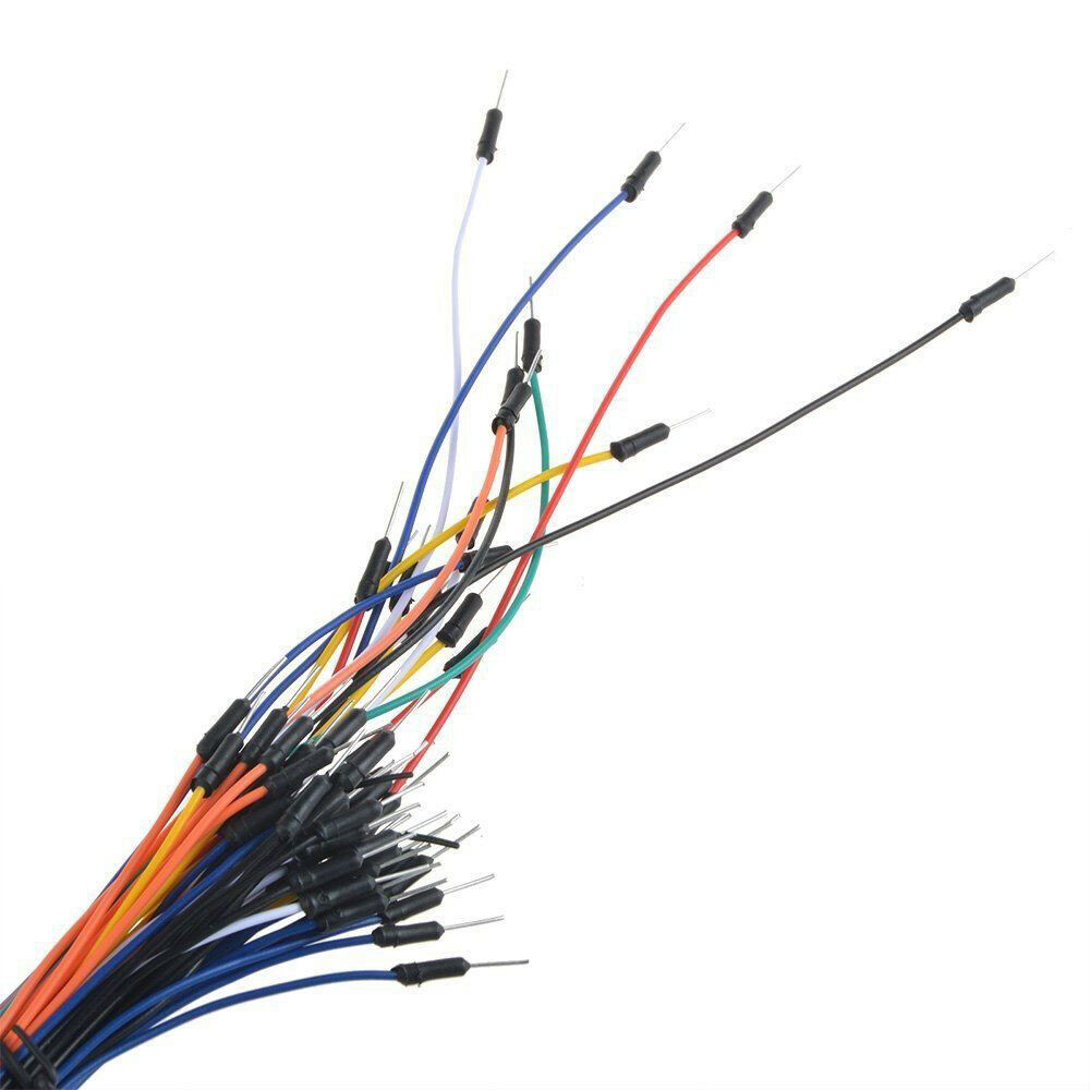 65Pcs Male to Male Solderless Flexible Breadboard Jumper Cable Wires For Arduino