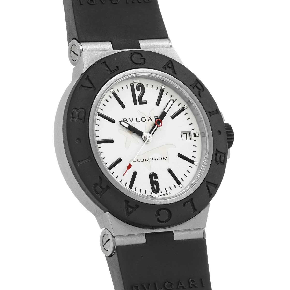 Bvlgari Aluminum Steve Aoki Limited BB40AT White Men’s Watch Warranty Box Auth