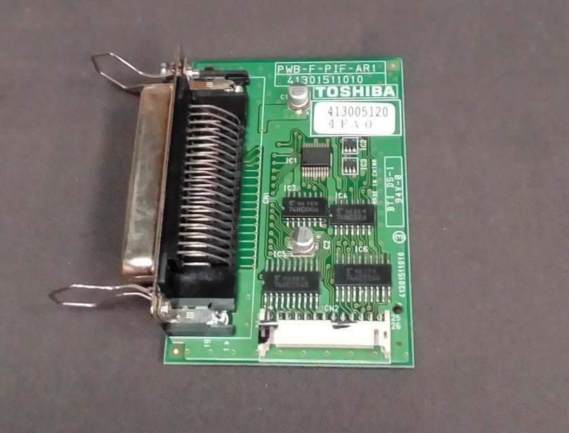 PWB-F-PIF-AR1 TOSHIBA 41301511010 PRINTER INTERFACE