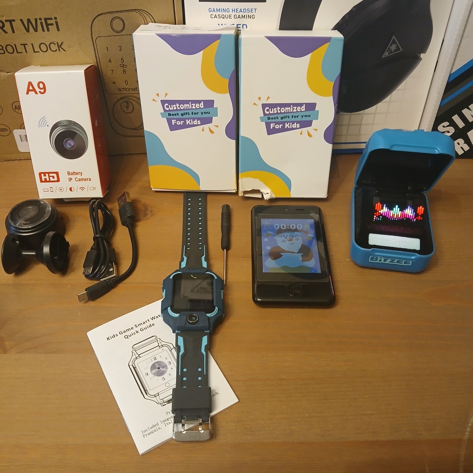 Lot of 19 Mixed Electronics Tested & Untested – TP-Link, Logitech, Smart Lock +