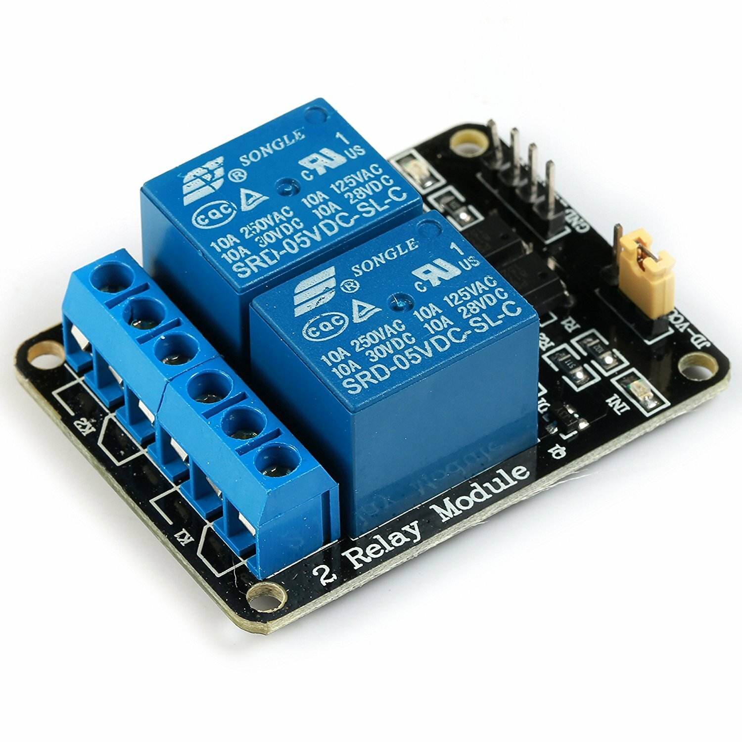 5V Two 2 Channel Relay Module With optocoupler For PIC AVR DSP ARM Arduino