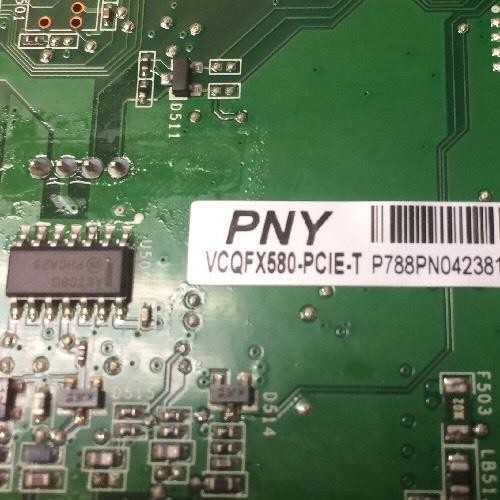 NVidia QuadroFX580 512MB PCI-E DVI/2x Displayport 180-10788-0005-A00 VIDEO CARD