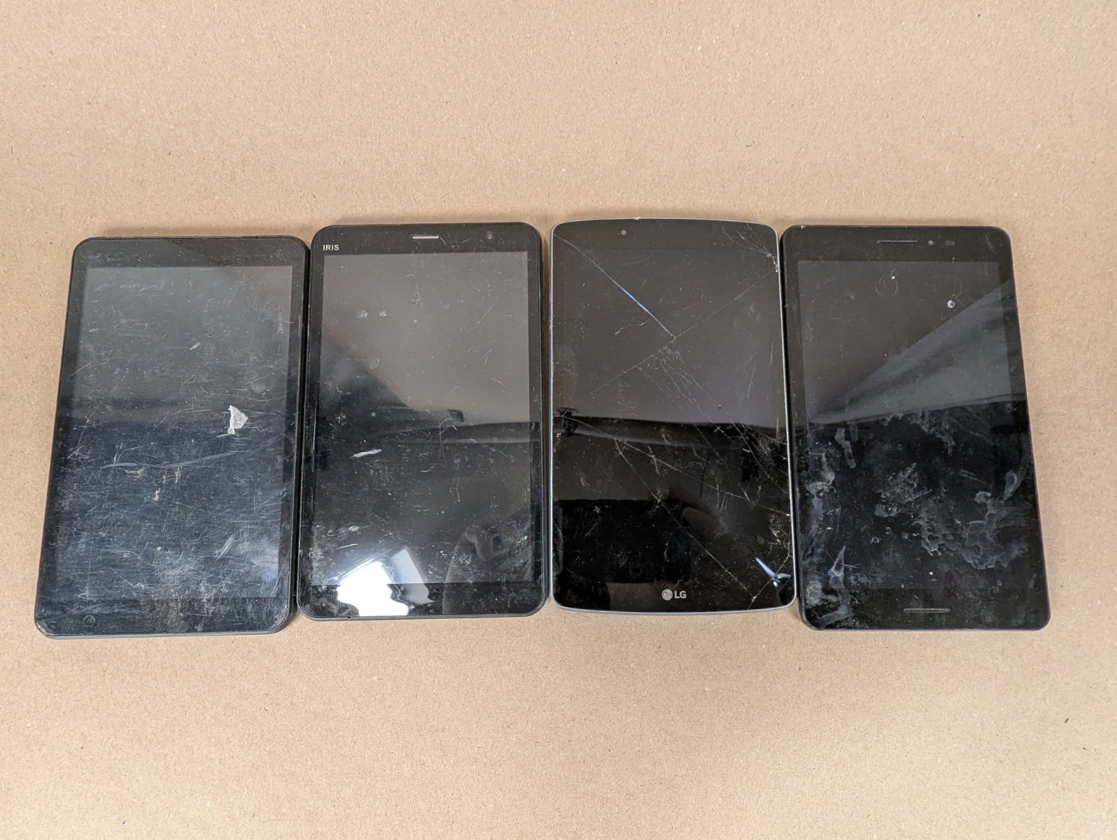 Tablet Device Scrap Parts or Repair Lot of 13 Assorted Android Non Working