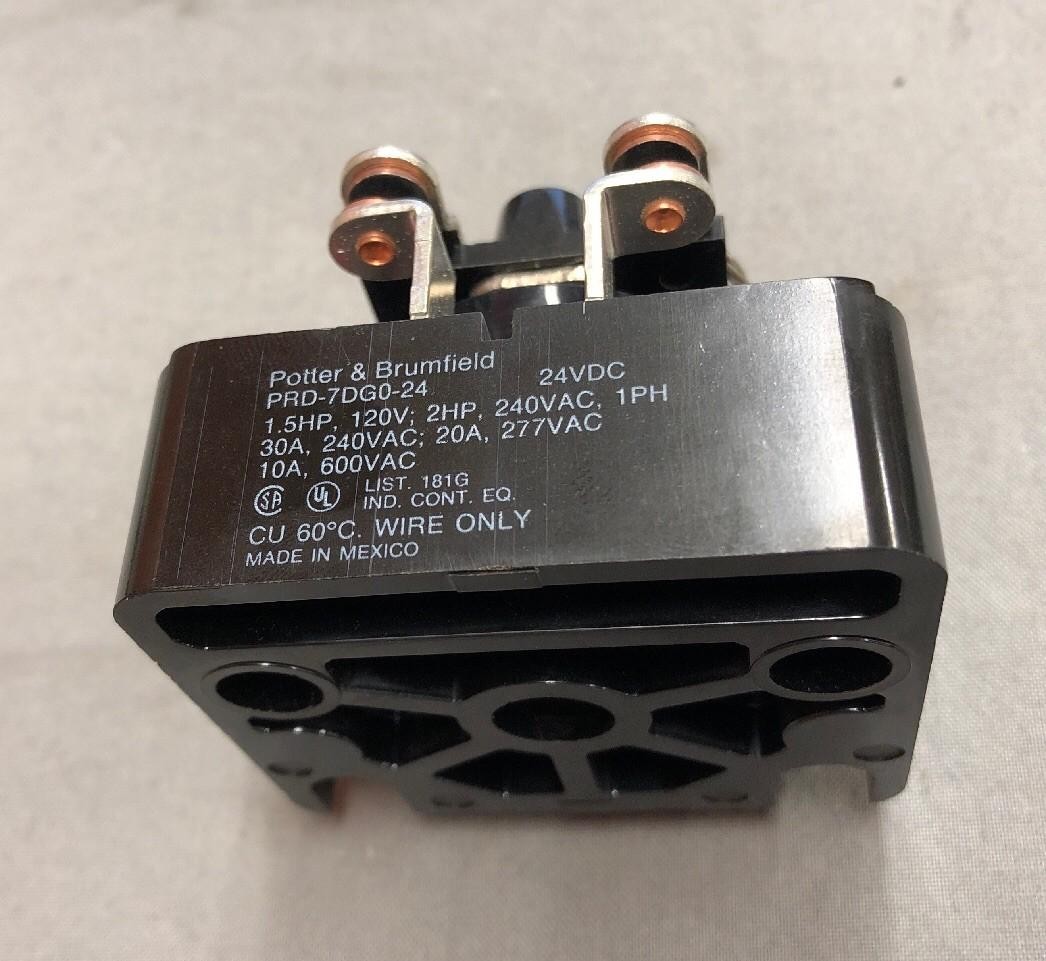 Potter & Brumfield PRD-7DG0-24 Relay 24VDC 1.5HP