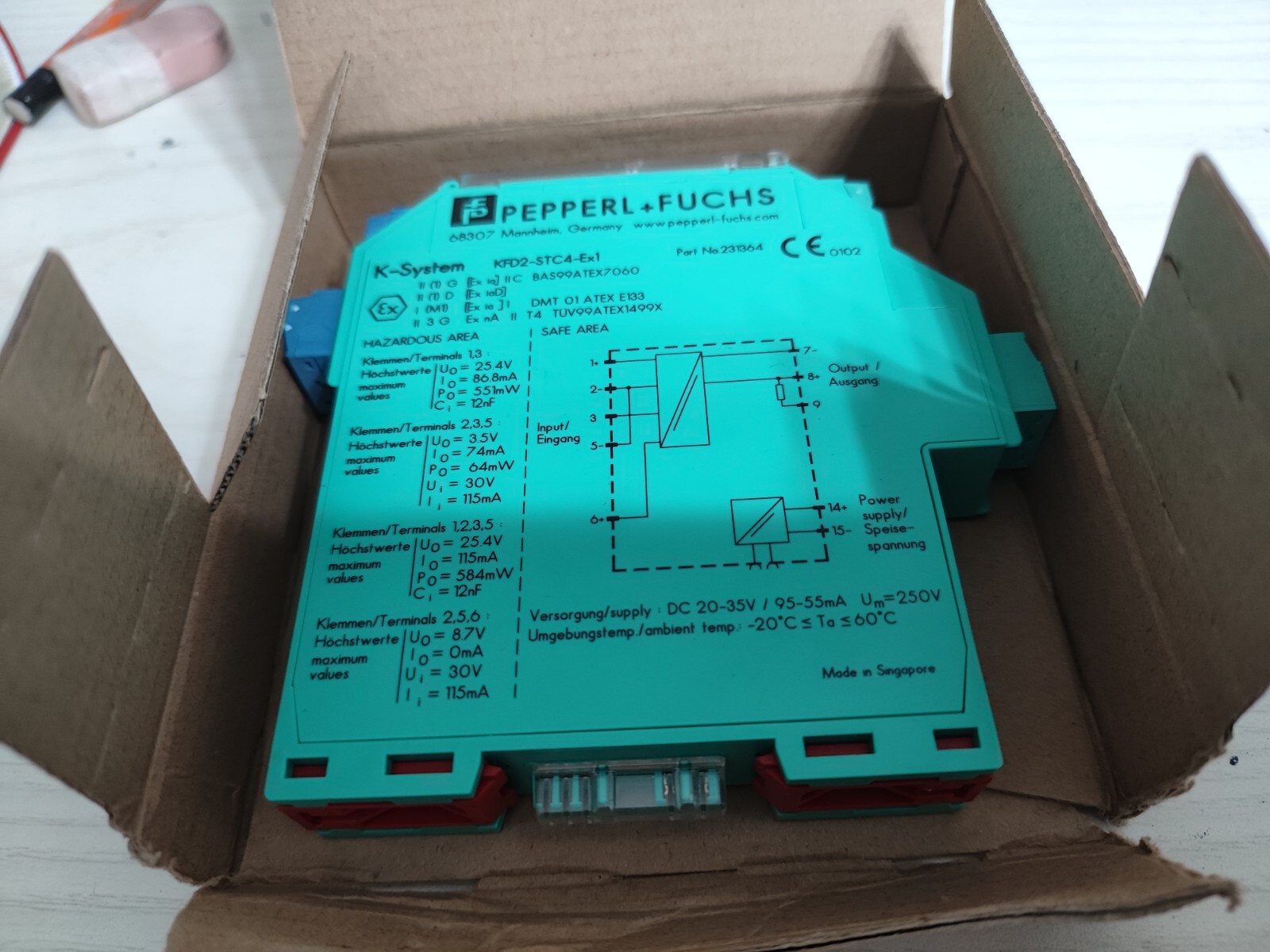 Pepperl-Fuchs KFD2-STC4-EX1 IN NEW BOX