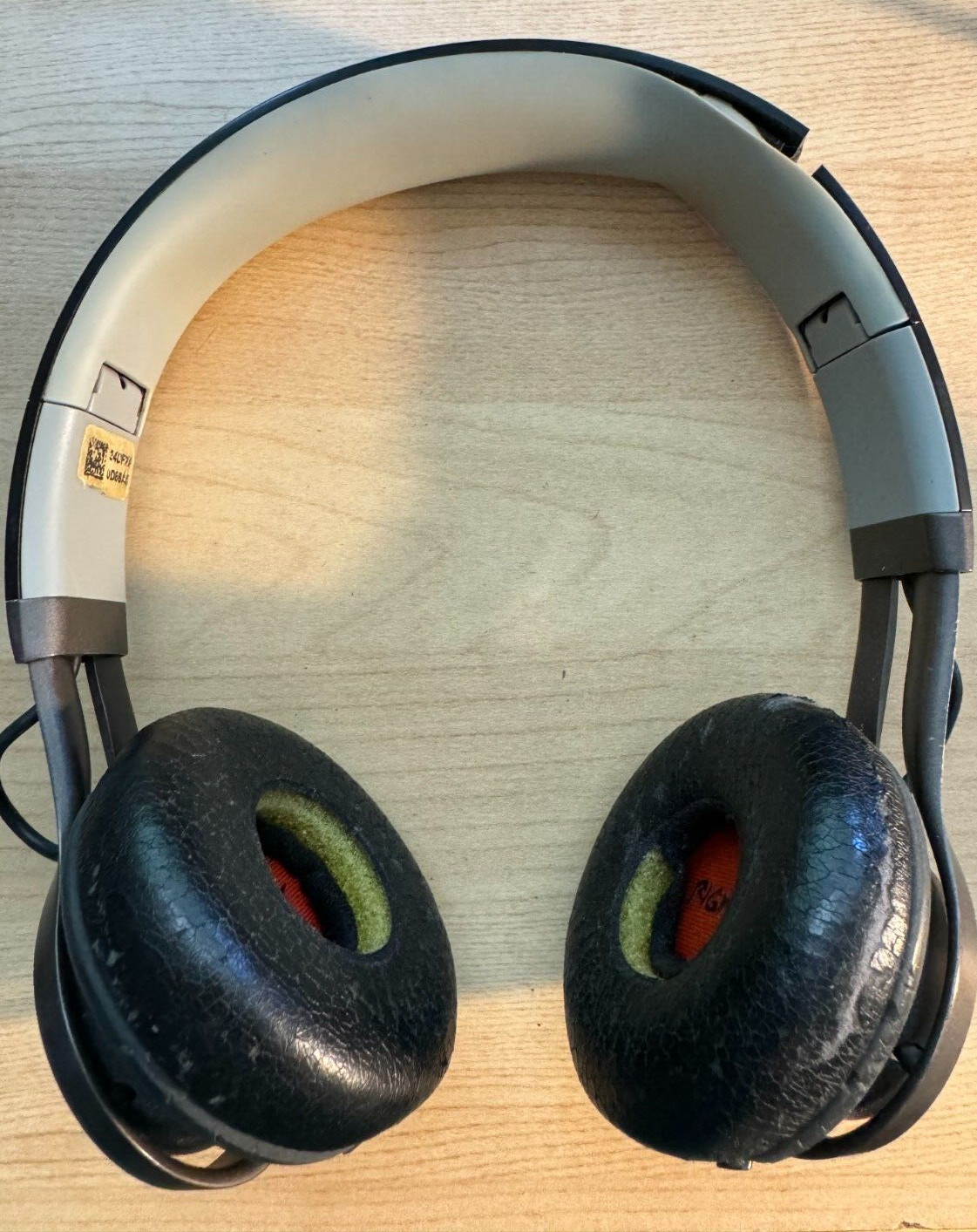 Jabra Copenhagen Ear Muff Headphones Black/Silver- For parts only