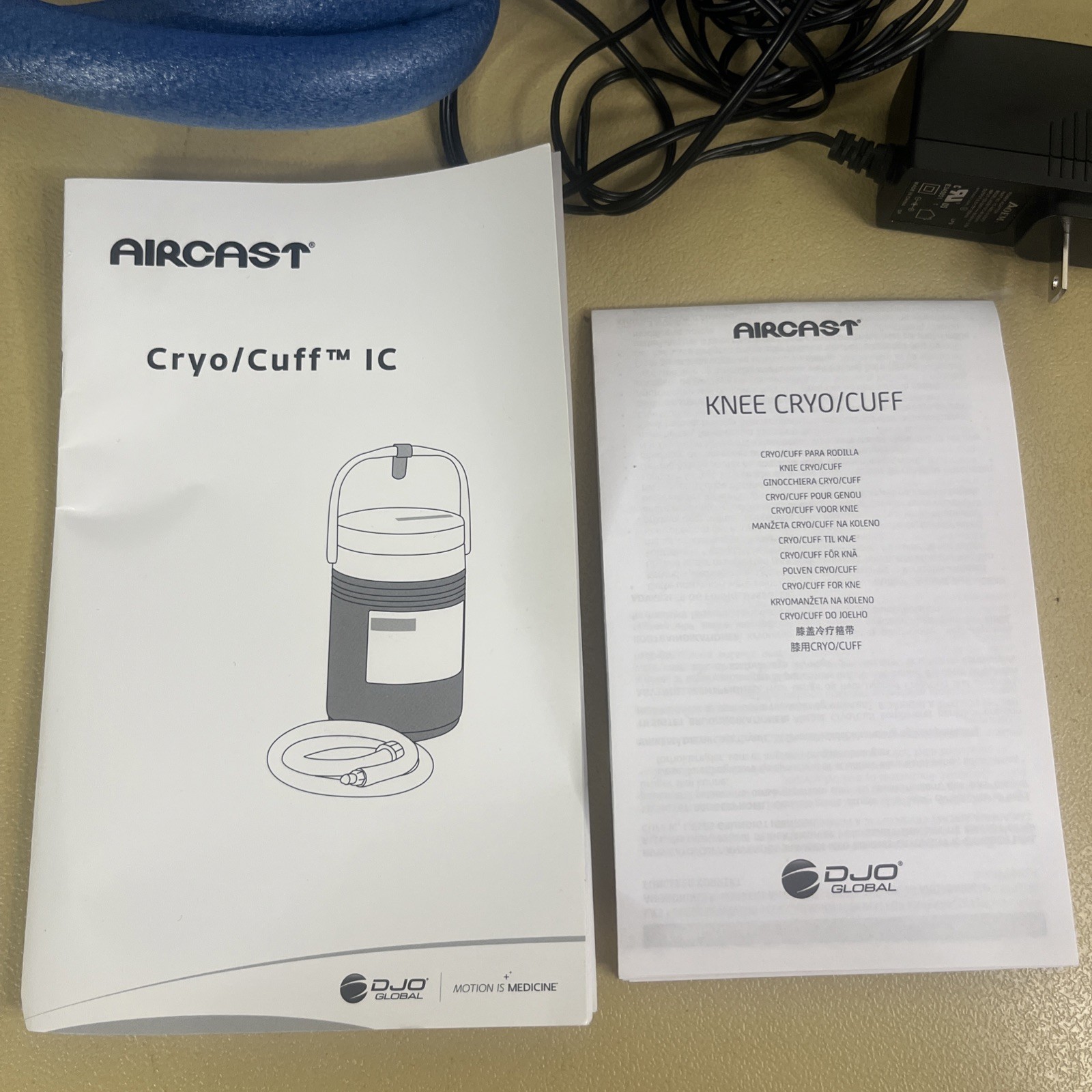 Cryo/Cuff Cryocuff Cooler Therapy Motorized IC Compression Knee Large Size